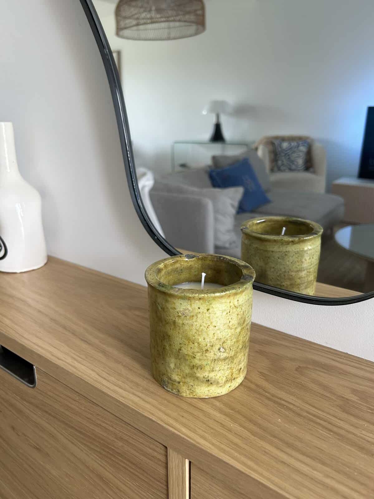 POTERIE TAMEGROUTE - BOUGIE ARTISANALE FLEUR D’ORANGER – Image 3