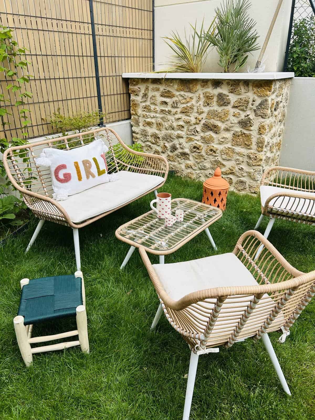 Lanterne en terre cuite orange – Image 2