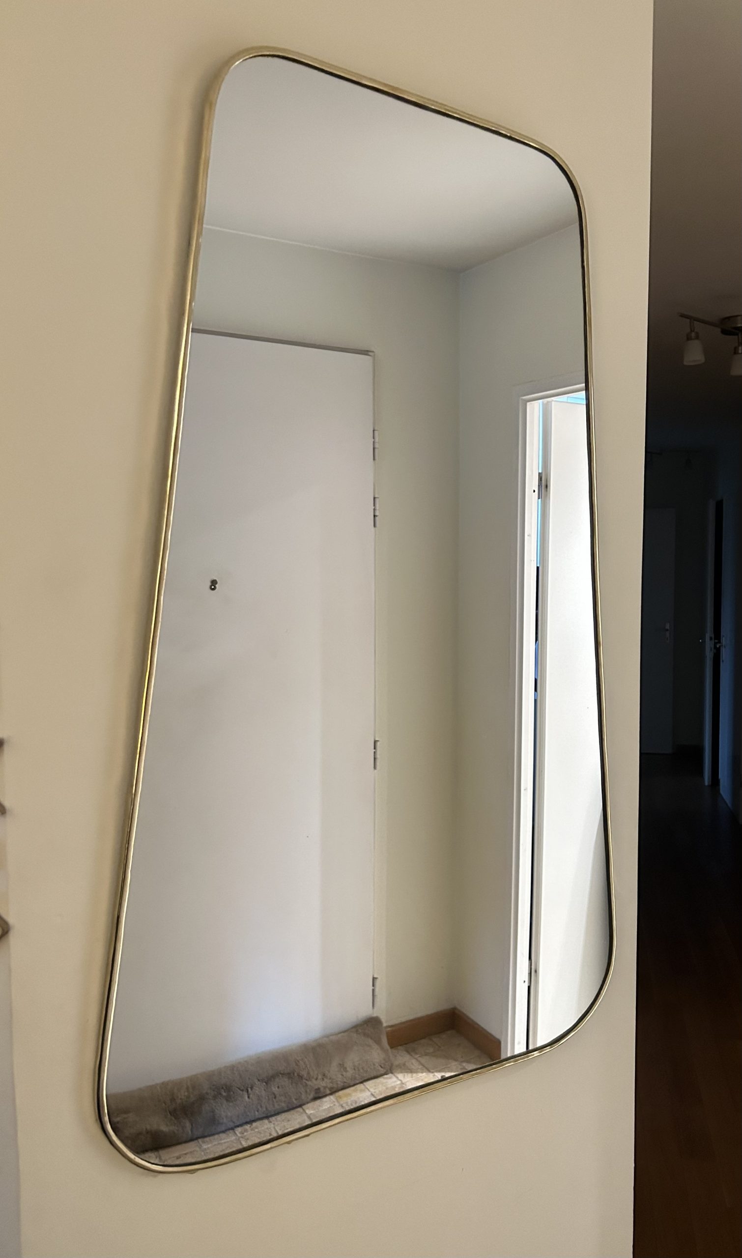 GRAND MIROIR EN FER FORGÉ 1M FAIT MAIN – Image 5