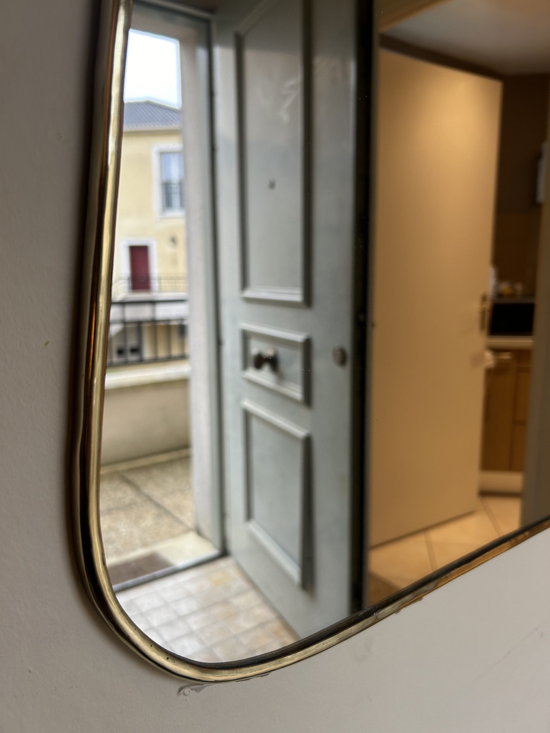 GRAND MIROIR EN FER FORGÉ 1M FAIT MAIN – Image 3