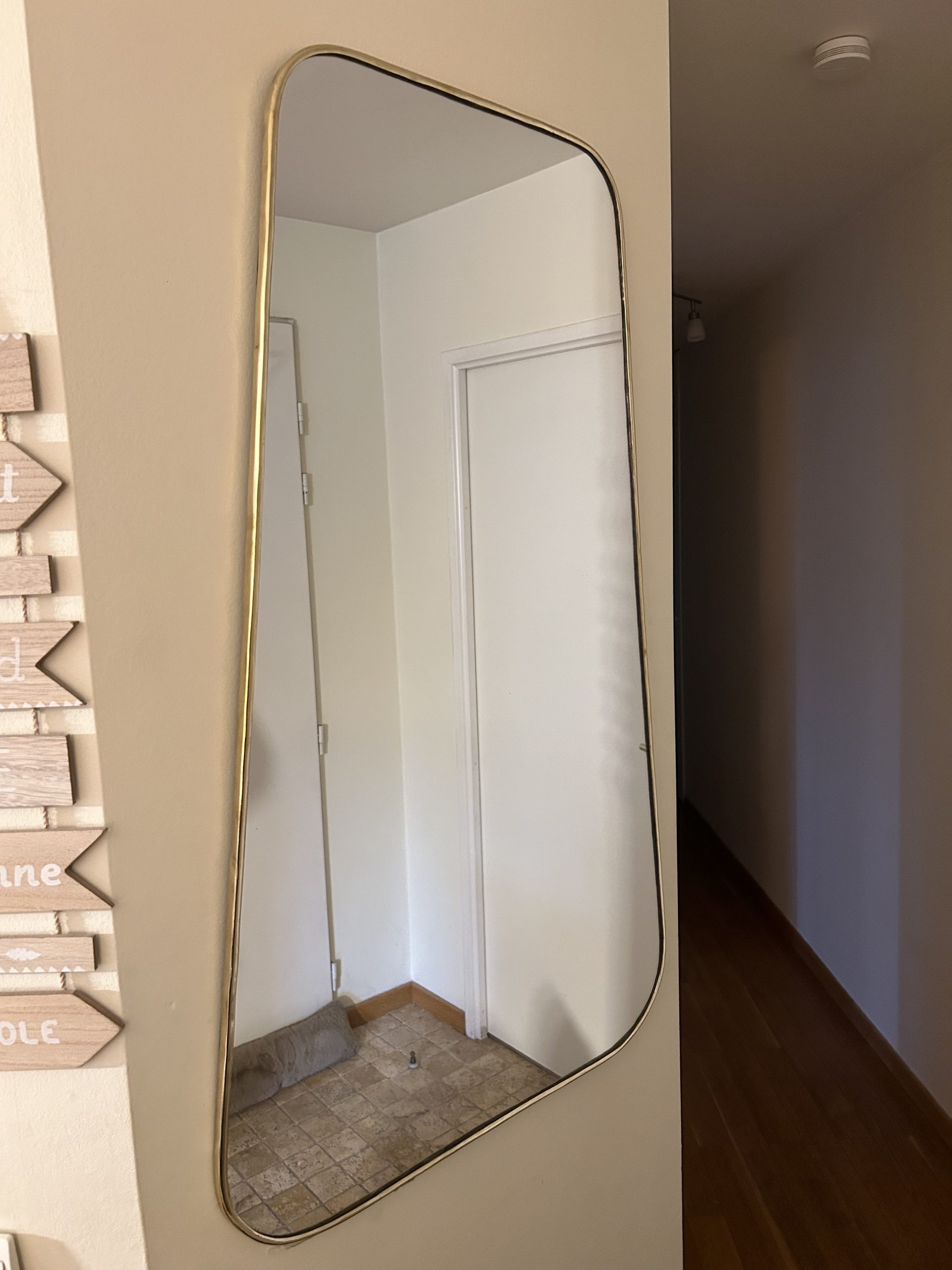 GRAND MIROIR EN FER FORGÉ 1M FAIT MAIN – Image 4