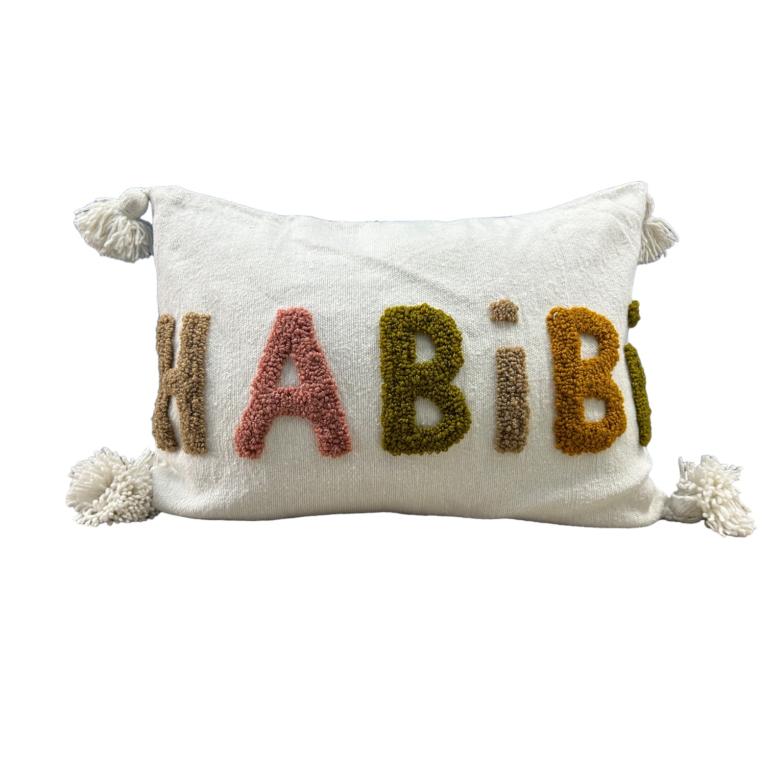 HOUSSE DE COUSSIN MAROCAIN 60x40 EN COTON « HABIBI » – Image 3