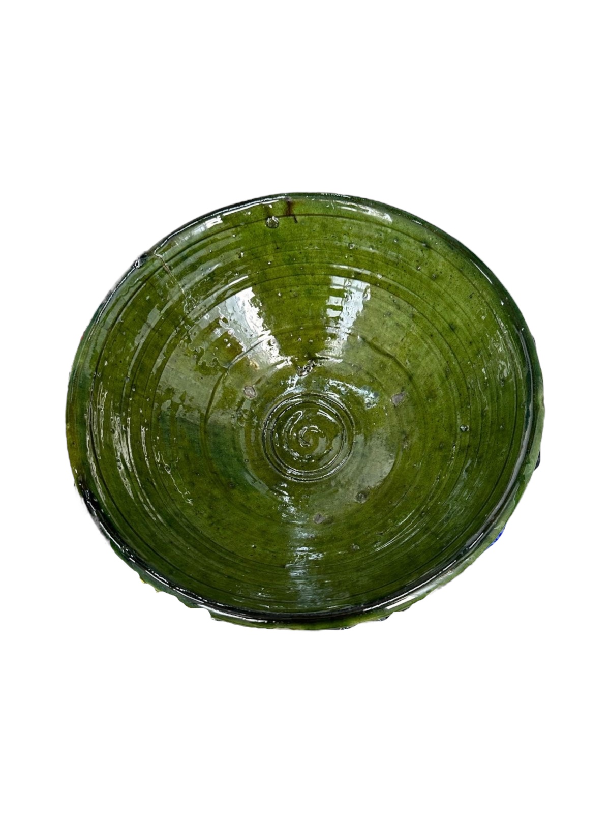 POTERIE TAMEGROUTE - SALADIER MAROCAIN VERT – Image 3