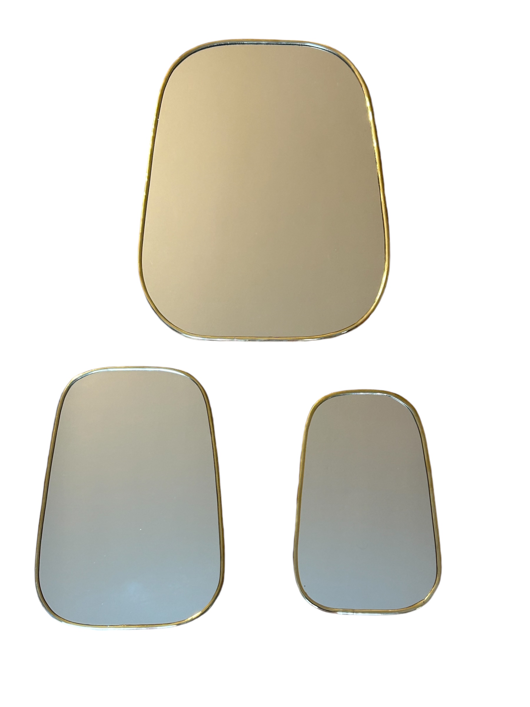 LOT DE 3 MIROIRS EN FER FORGÉ FAIT MAIN – Image 3