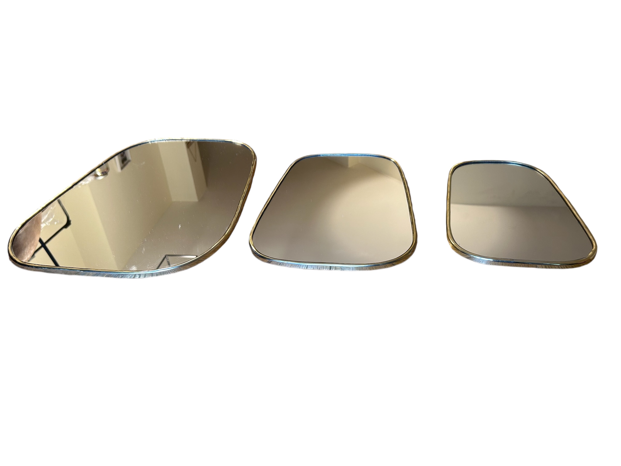 LOT DE 3 MIROIRS EN FER FORGÉ FAIT MAIN – Image 4