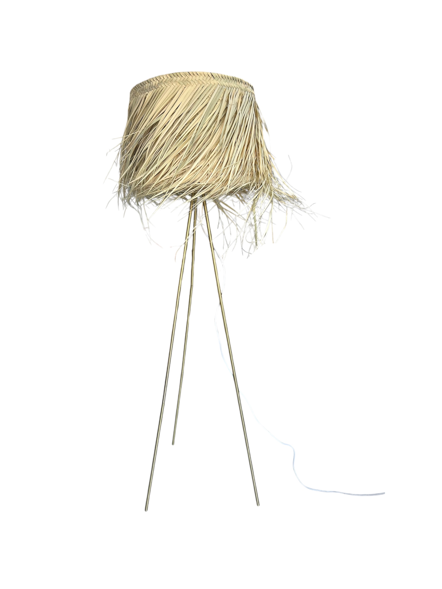 ABAT JOUR EN FIBRE NATURELLE À CHEVEUX FAIT MAIN – Image 5