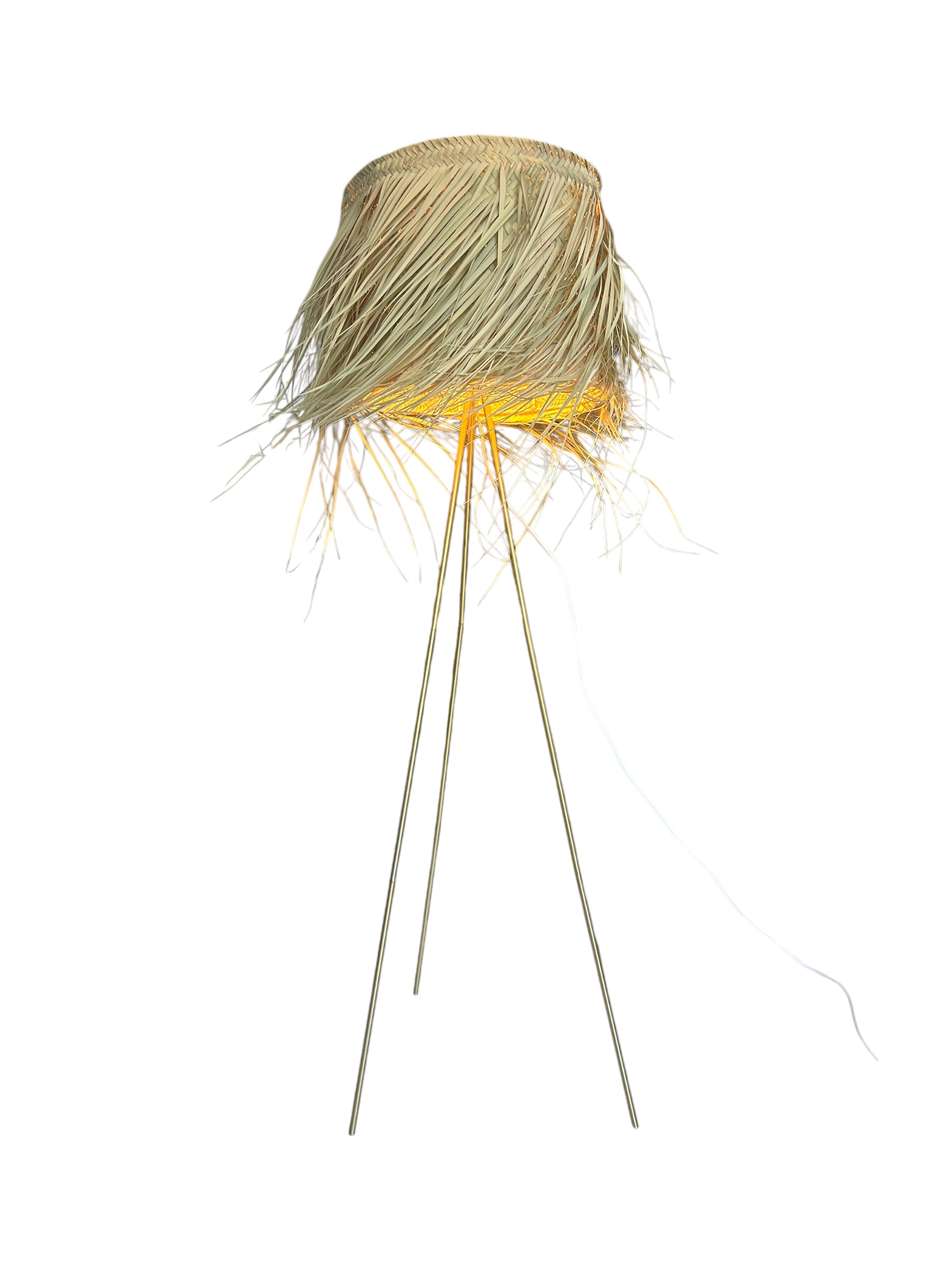 ABAT JOUR EN FIBRE NATURELLE À CHEVEUX FAIT MAIN – Image 7