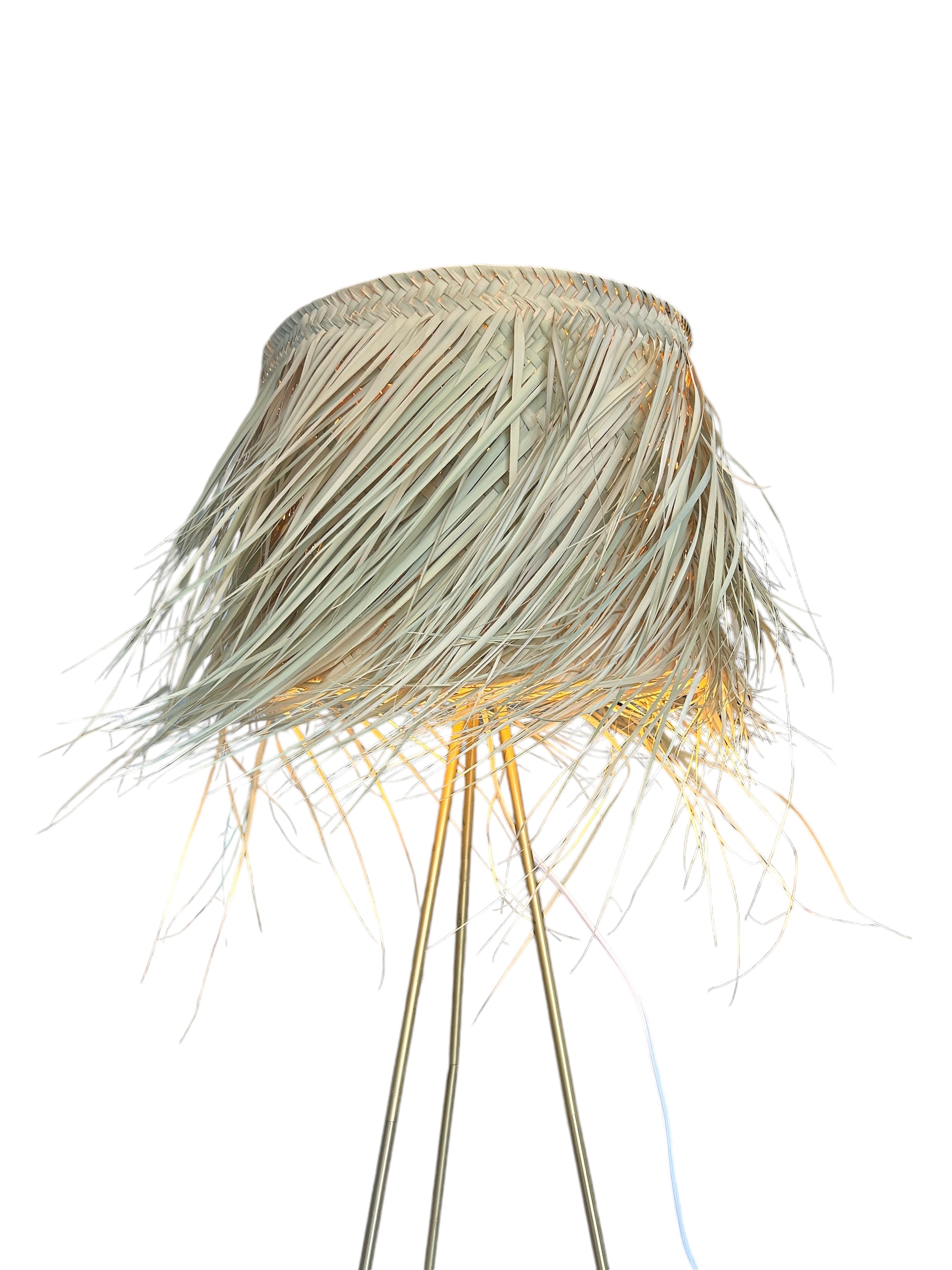 ABAT JOUR EN FIBRE NATURELLE À CHEVEUX FAIT MAIN – Image 6