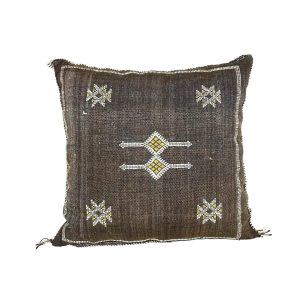 HOUSSE DE COUSSIN SABRA MAROCAIN 50x50 GRIS