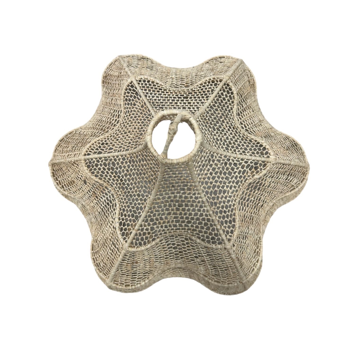 SUSPENSION MAROCAINE EN DENTELLE DE RAPHIA FLEUR ⌀40 – Image 2