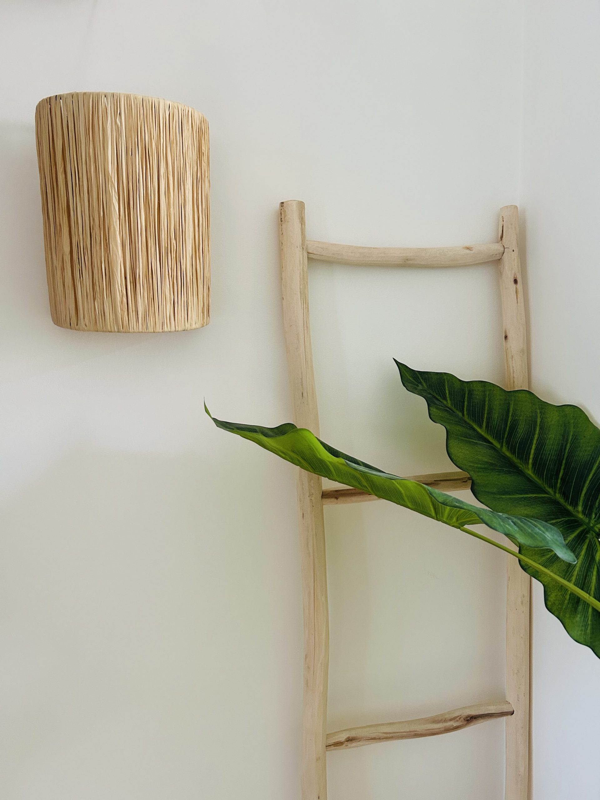 APPLIQUE LUMINAIRE MURALE EN RAPHIA 1 BASE MODÈLE TAOUNATE – Image 3