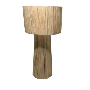 LAMPE RAPHIA À POSER MAROCAINE H70