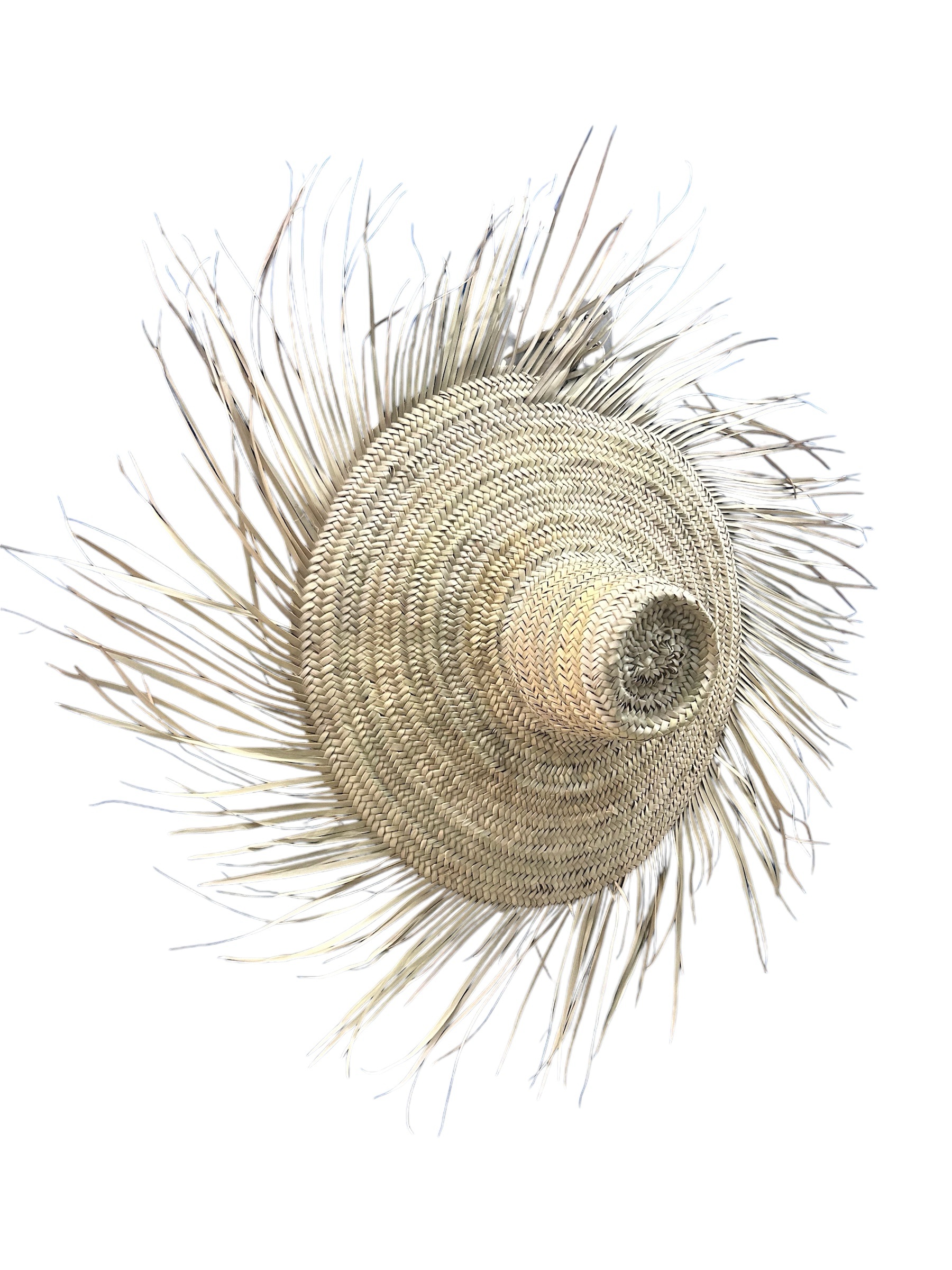 GRAND CHAPEAU DE PAILLE À FRANGES 80 CM – Image 3