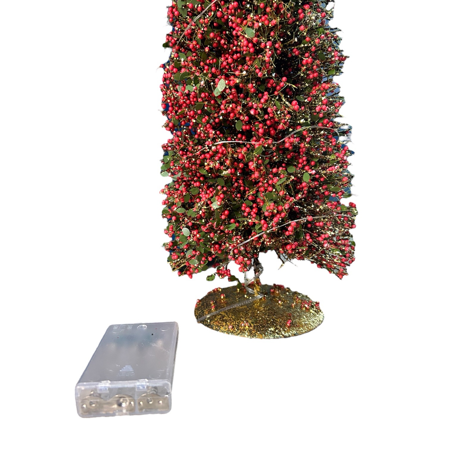 Décoration sapin de Noël centre de table lumineux – Image 3