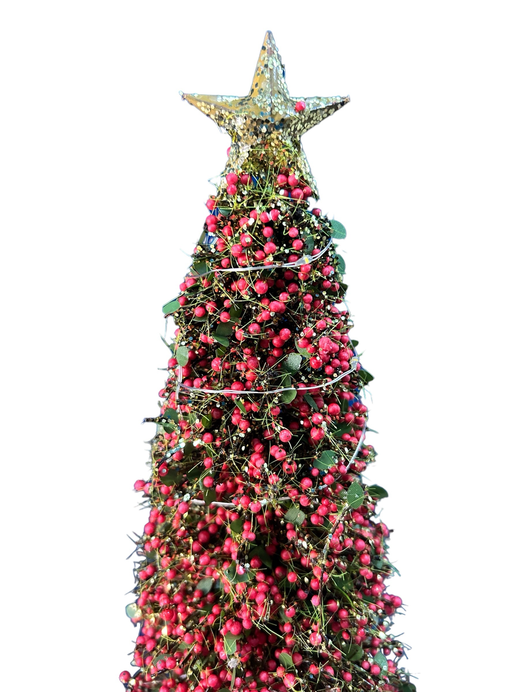 Décoration sapin de Noël centre de table lumineux – Image 2