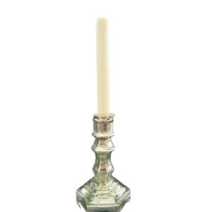 Chandelier argenté vieilli