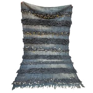 HANDIRA COUVRE LIT GRIS À PAILLETTES MODÈLE HOUARA