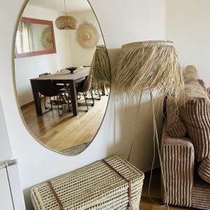 GRAND MIROIR EN FER FORGÉ MURAL SUR MESURE