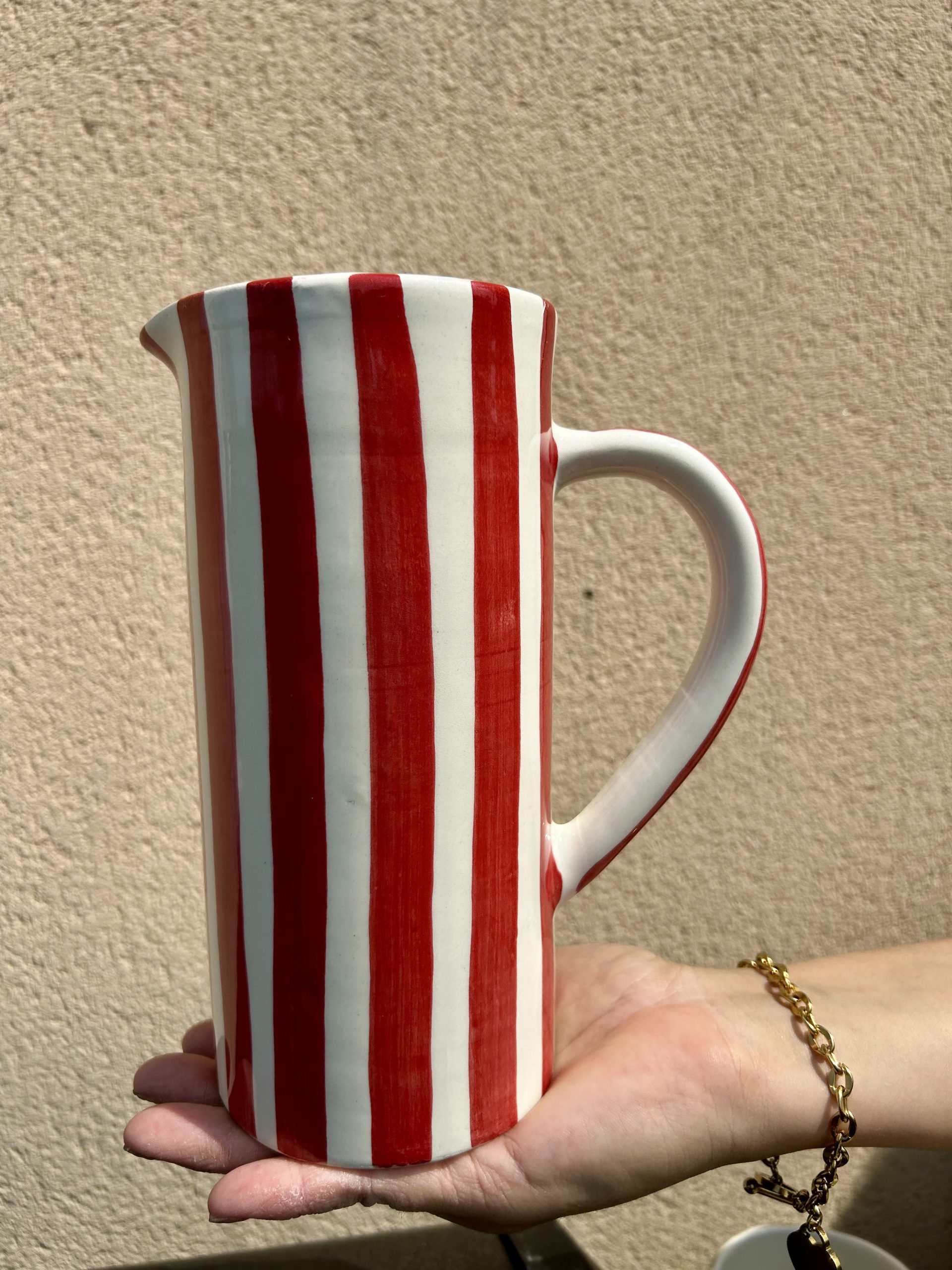 COFFRET CADEAU - DÉCORATION MAROCAINE - CARAFE BLANCHE RAYÉ (LOT DE 2) – Image 7