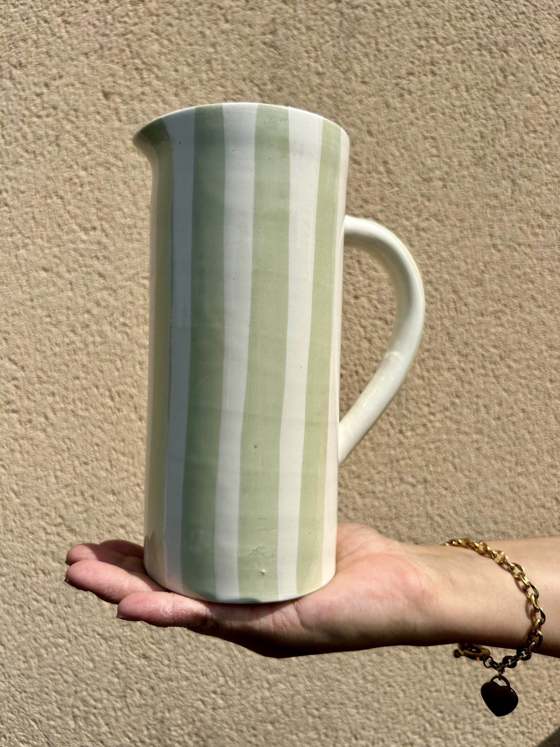 COFFRET CADEAU - DÉCORATION MAROCAINE - CARAFE BLANCHE RAYÉ (LOT DE 2) – Image 8