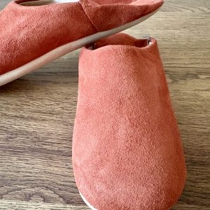 Chausson marocain homme en cuir marron