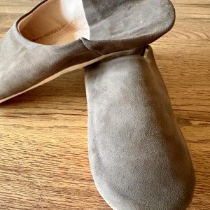 Chausson marocain homme en cuir marron