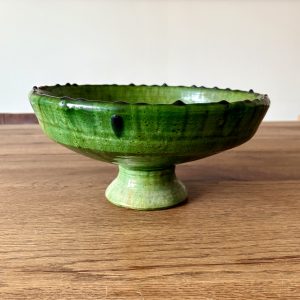 POTERIE TAMEGROUTE - COUPE SUR PIED MAROCAINE VERTE
