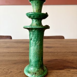 POTERIE TAMEGROUTE - BOUGEOIR MAROCAIN VERT