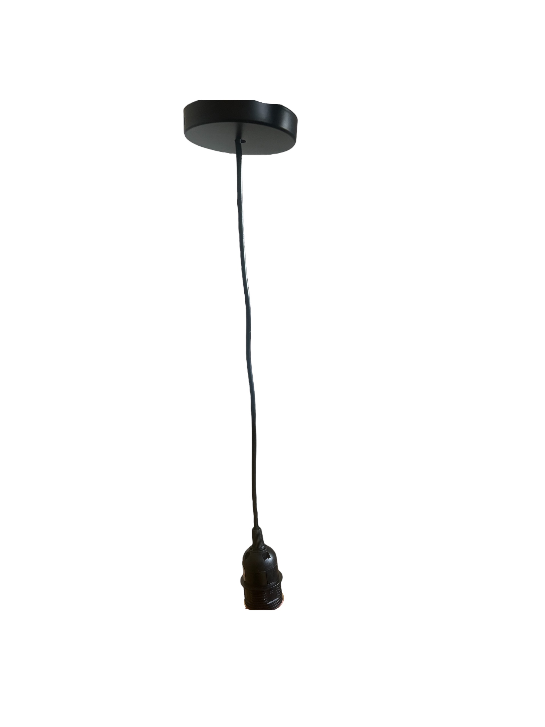 SYSTÈME ÉLECTRIQUE NOIR POUR LUMINAIRE SUSPENSION PLAFOND