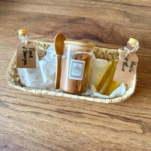 COFFRET CADEAU - ÉPICERIE FINE - ÉPICE TABEL, HUILE D’OLIVE ET FLEUR D’ORANGER