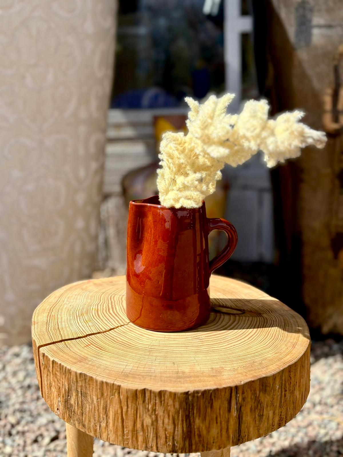 CRUCHE CARAFE PICHET MARRON