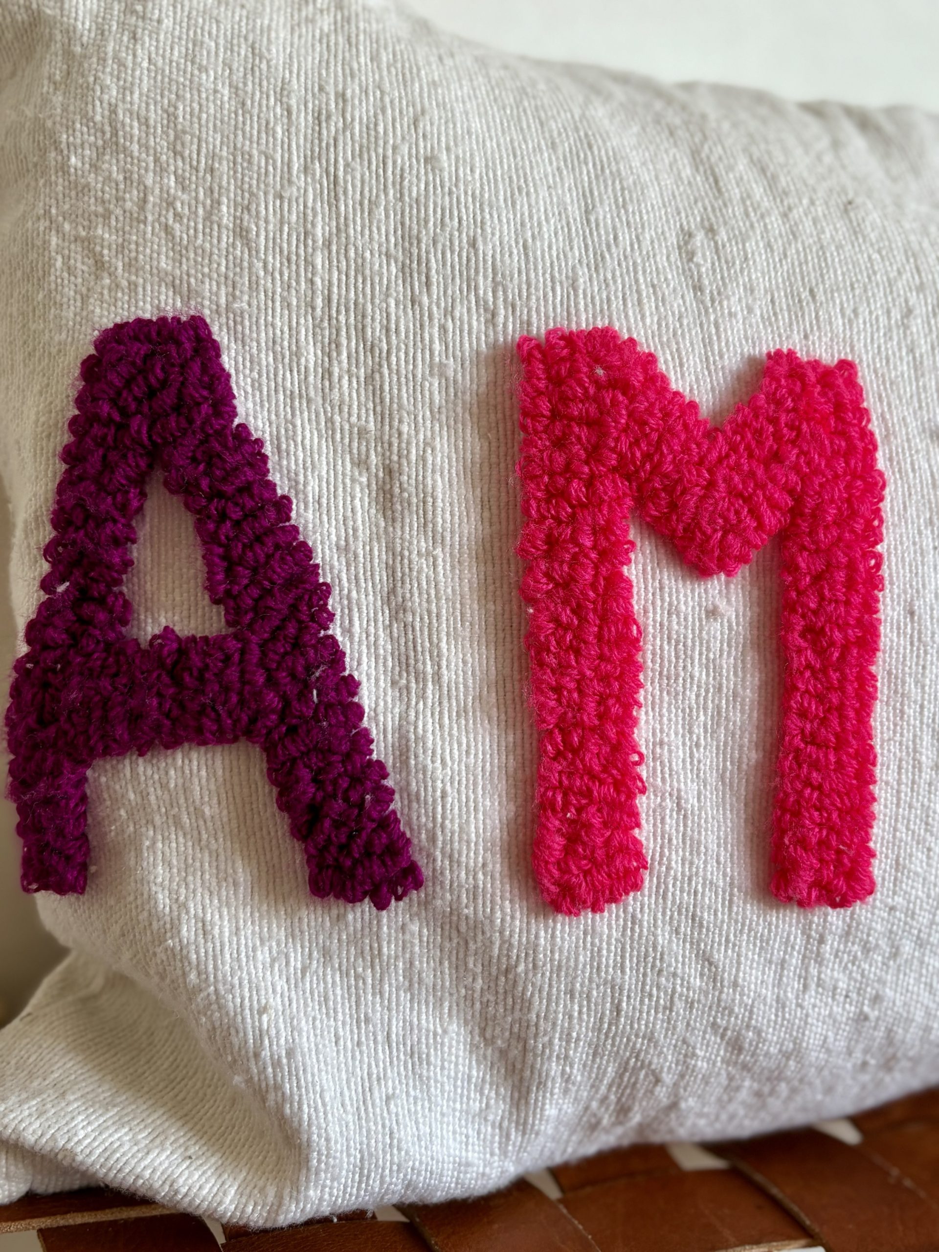 HOUSSE DE COUSSIN MAROCAIN 60x40 EN COTON « AMOUR » – Image 2