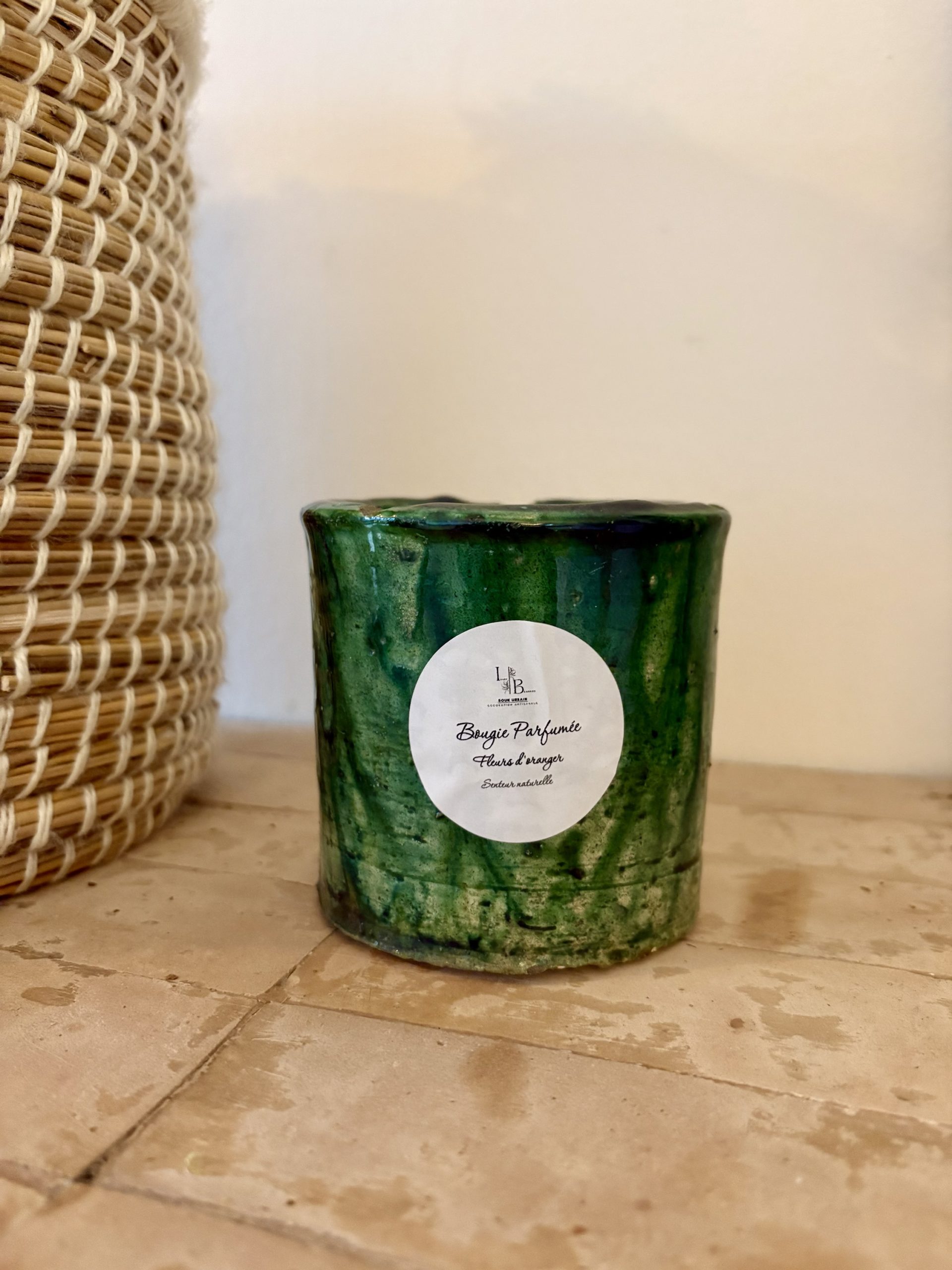 POTERIE TAMEGROUTE - BOUGIE ARTISANALE FLEUR D’ORANGER – Image 3