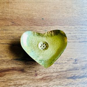 PORTE-SAVON MAROCAIN DORÉ EN LAITON CUIVRE - FORME COEUR