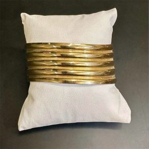 BRACELET ORIENTAL - JONC MAROCAIN DORÉ EN ACIER INOXYDABLE