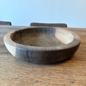 Grand plat en noyer marocain