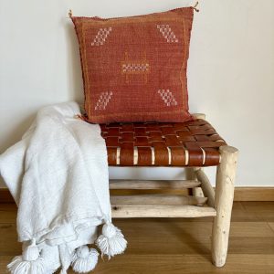 HOUSSE DE COUSSIN MAROCAIN SABRA TERRACOTTA 50x50