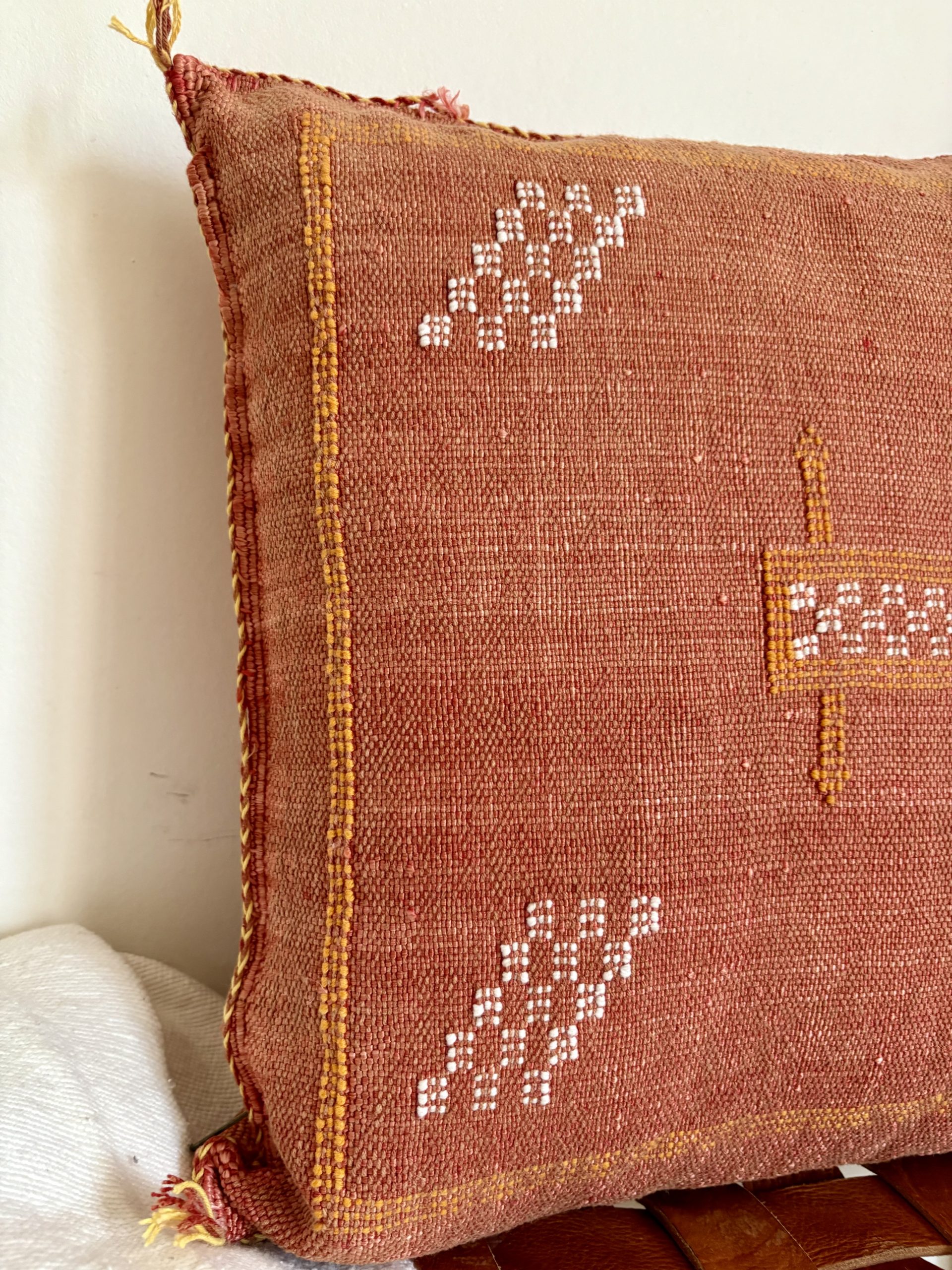HOUSSE DE COUSSIN MAROCAIN SABRA TERRACOTTA 50x50