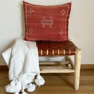 HOUSSE DE COUSSIN MAROCAIN SABRA TERRACOTTA 50x50