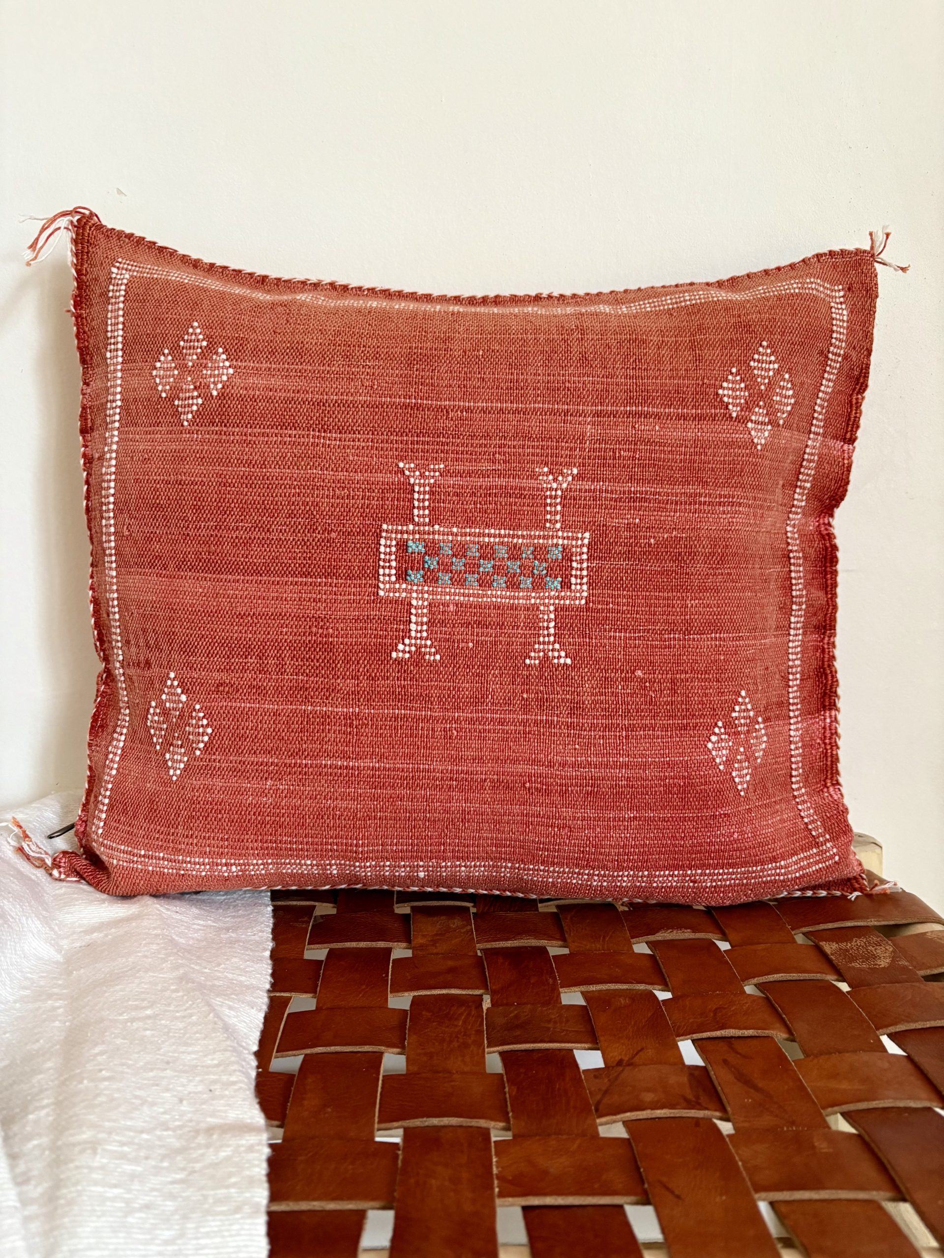 HOUSSE DE COUSSIN MAROCAIN SABRA TERRACOTTA 50x50