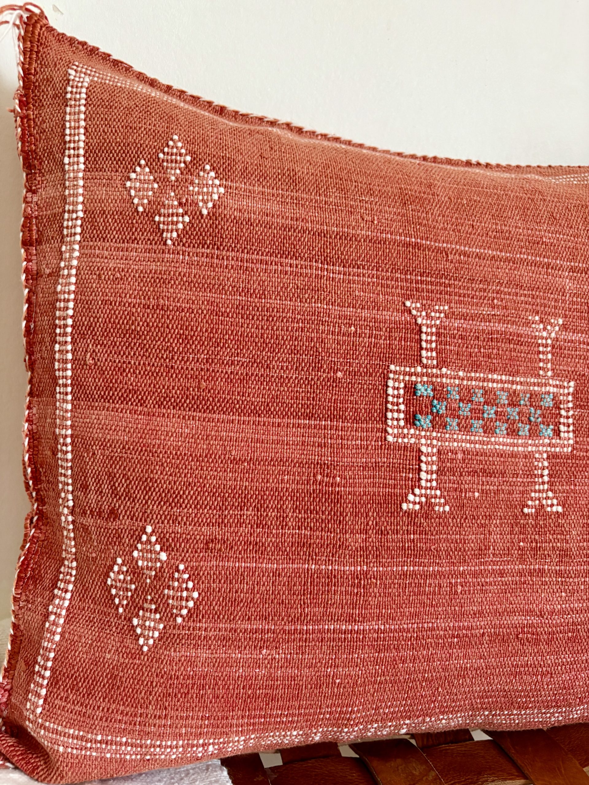 HOUSSE DE COUSSIN MAROCAIN SABRA TERRACOTTA 50x50