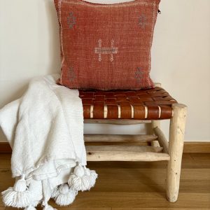 HOUSSE DE COUSSIN MAROCAIN SABRA TERRACOTTA 50x50