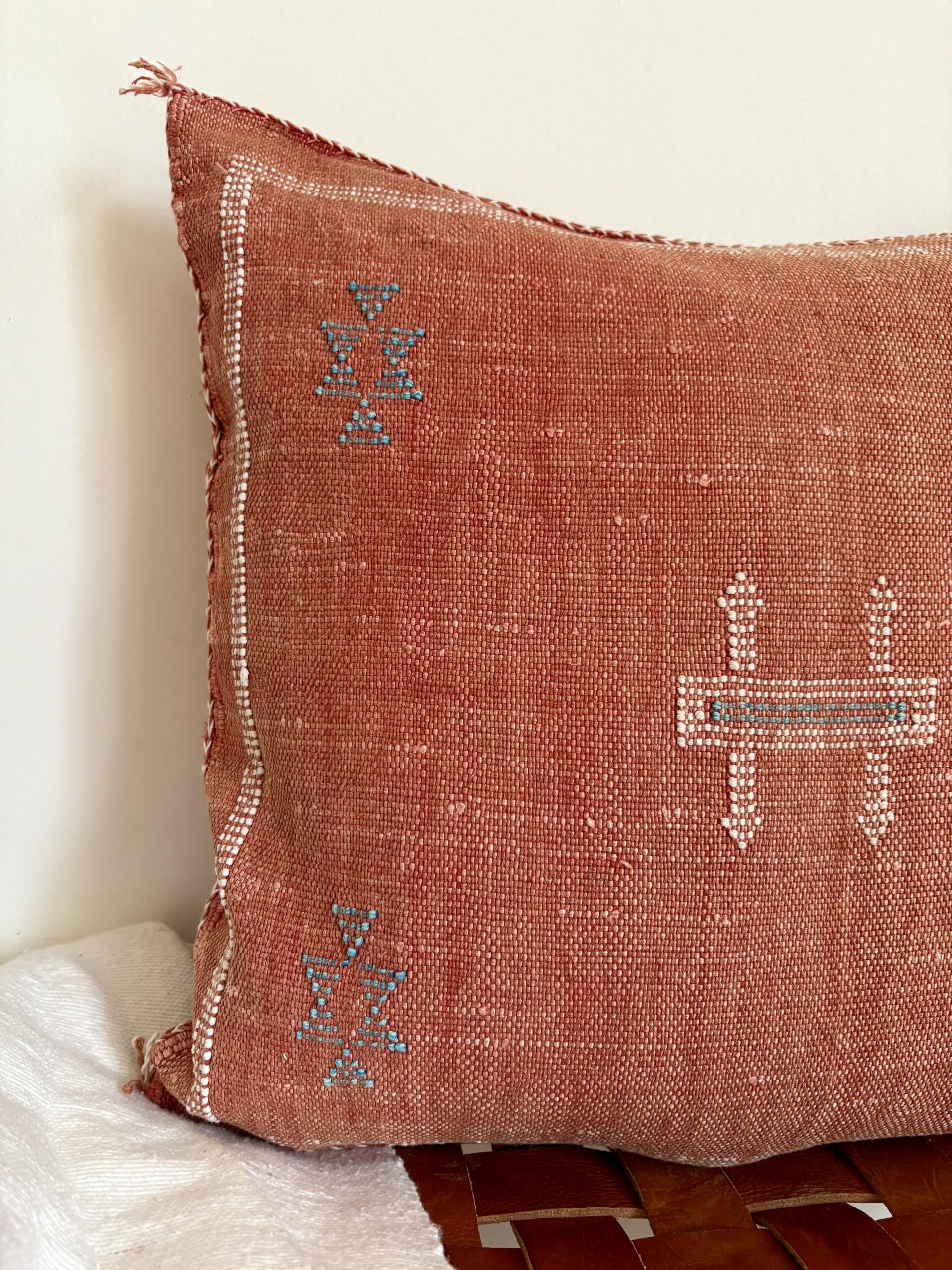 HOUSSE DE COUSSIN MAROCAIN SABRA TERRACOTTA 50x50