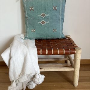 HOUSSE DE COUSSIN MAROCAIN SABRA VERT 50x50