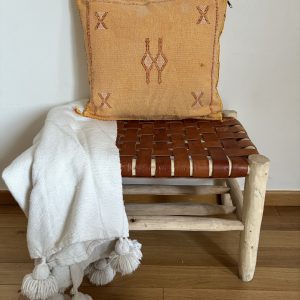 HOUSSE DE COUSSIN MAROCAIN SABRA ORANGE 50x50