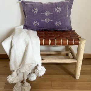 HOUSSE DE COUSSIN MAROCAIN SABRA VIOLET 60x40