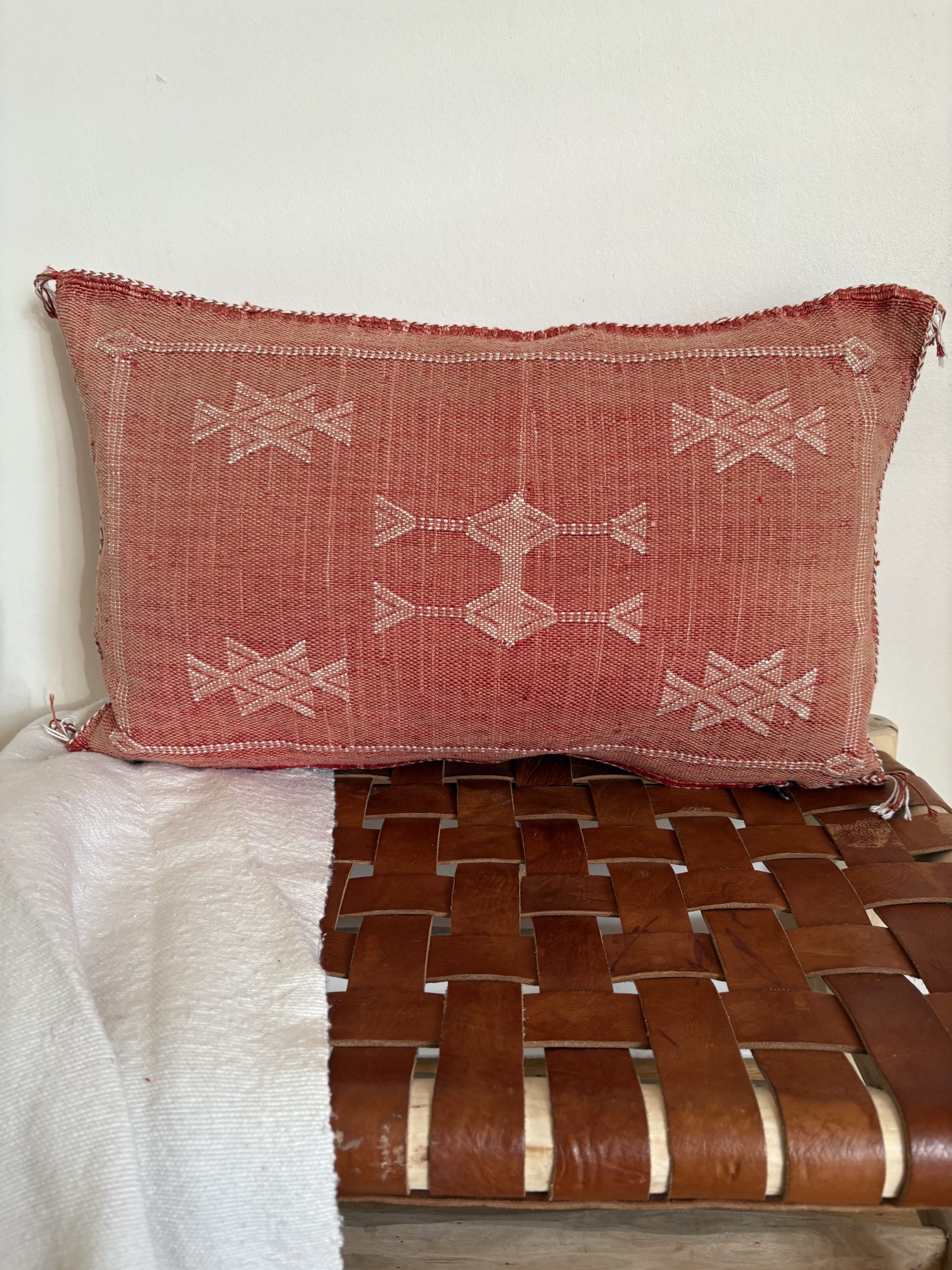 HOUSSE DE COUSSIN MAROCAIN SABRA TERRACOTTA 60x40
