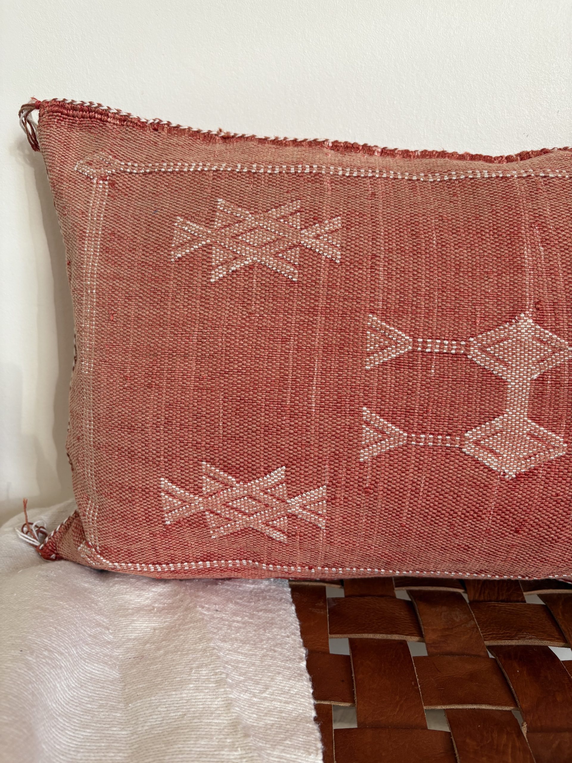 HOUSSE DE COUSSIN MAROCAIN SABRA TERRACOTTA 60x40