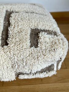 Photo pouf marocain en laine - Inspiration Berbere