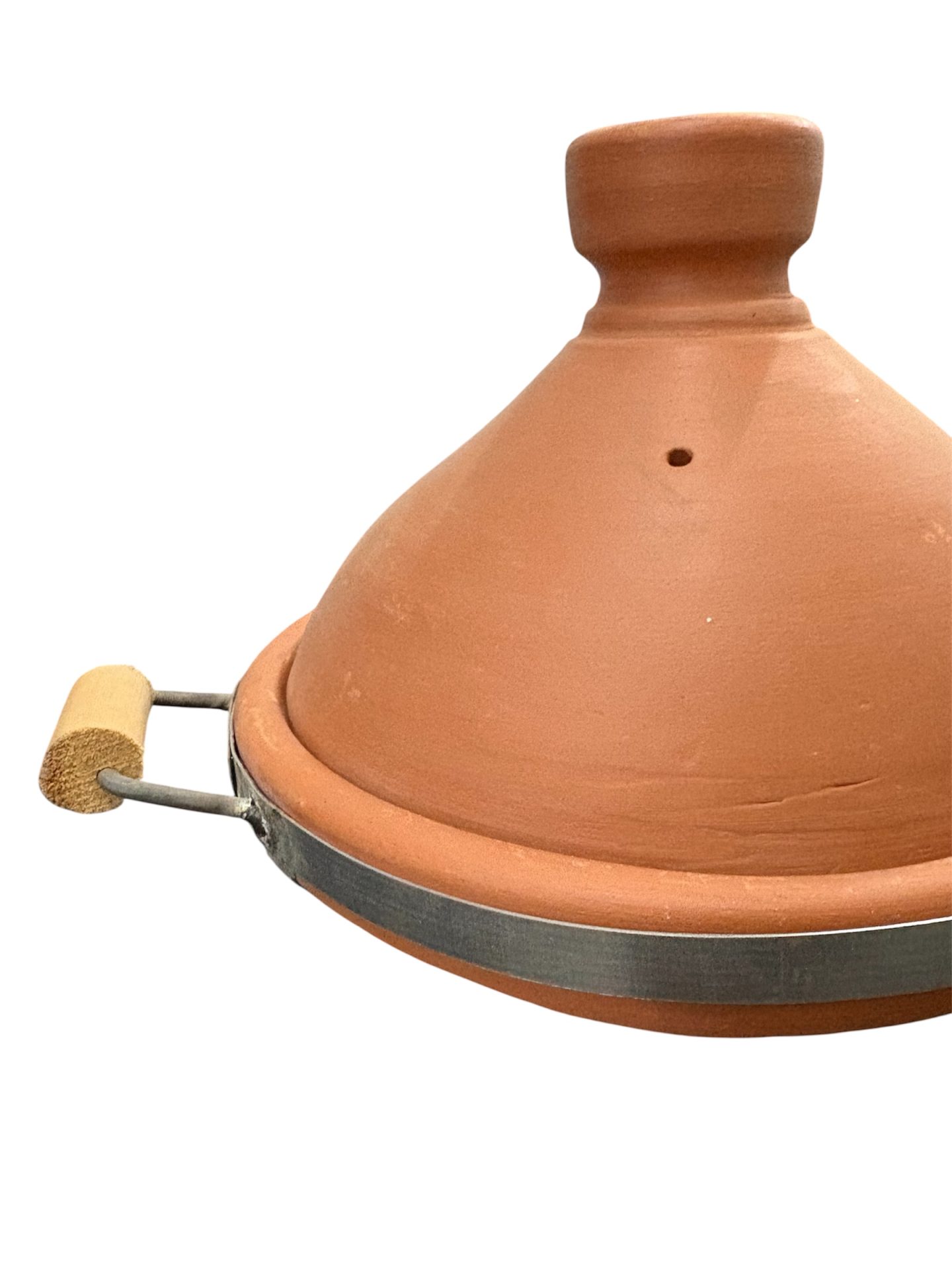 TAJINE TERRE CUITE FER AVEC POIGNÉES non émaillé fait main 3 tailles disponibles – Image 3